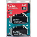 Makita 18V 5.0Ah Li-Ion Battery Pack (2-Pack)